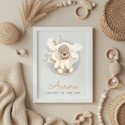 grafika, grafika z rojstnimi podatki, okvir z rojstnimi podatki, print z rojstnimi podatki, plakat z rojstnimi podatki, personalizirana grafika, darilo ob rojstvu, telegram ob rojstvu, personalizirano darilo, darilo z imenom za novorojenčka