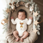 Moj prvi Božič personalizirani bodi otroški bodi za božič darilo za novorojenčka božični bodi bodi z napisom darilo za dojenčka božični spominek otroška oblačila za božič unikatno darilo novorojenček prvi božič božična oblačila za dojenčke personalizirano darilo božični outfit za dojenčke spominsko darilo