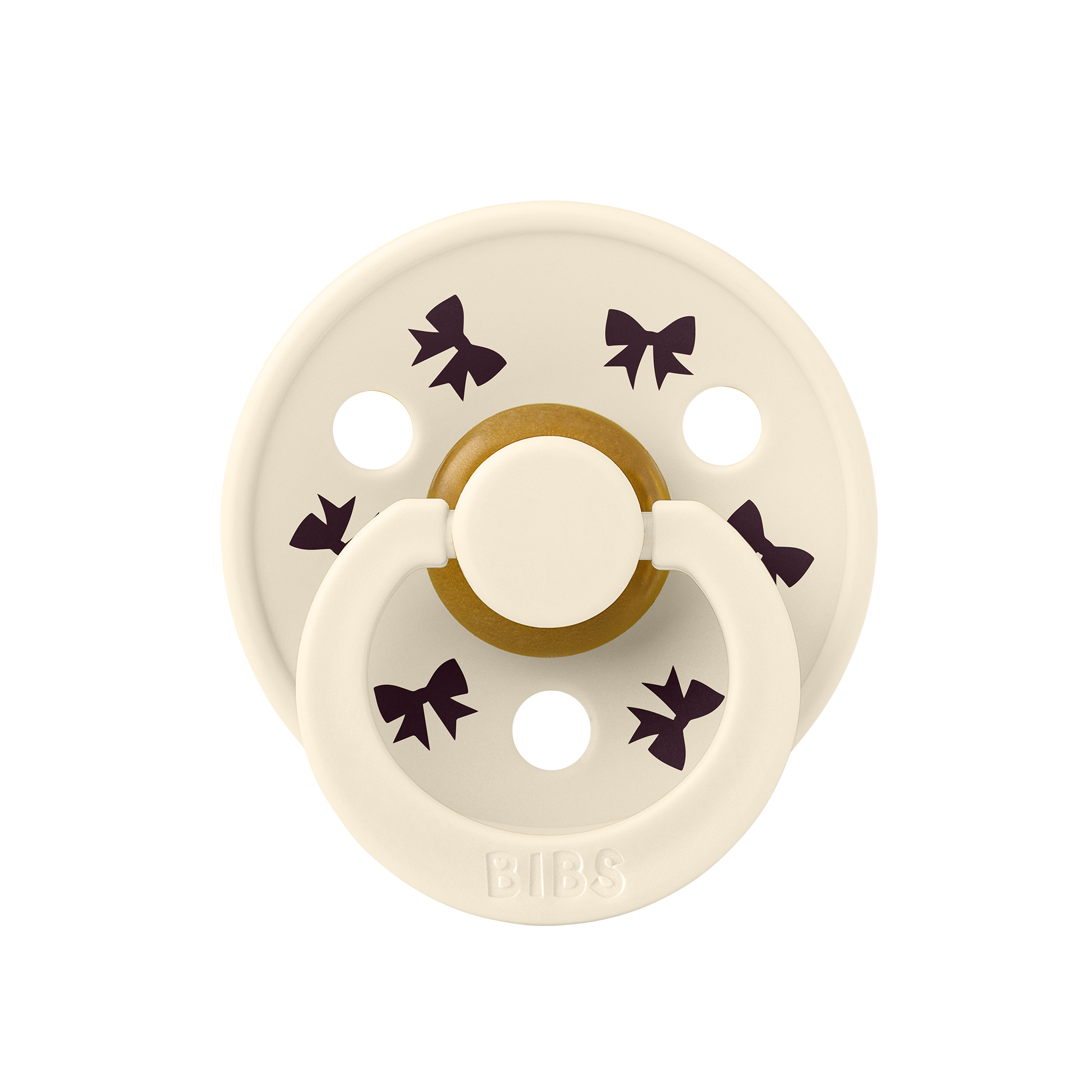 Bibs Colour- Holiday Bow & Ivory/Plum - slika 6