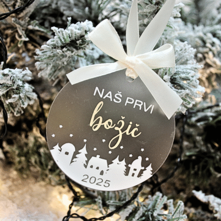 božična bunkica, personalizirana bunkica, personalizirana božična bunkica, božični okrasek, personalizirani božični okrasek, božična kroglica, personalizirana božična kroglica, telegram ob rojstvu, telegram v porodnišnico, darilo ob rojstvu, telegrami ob rojstvu otroka