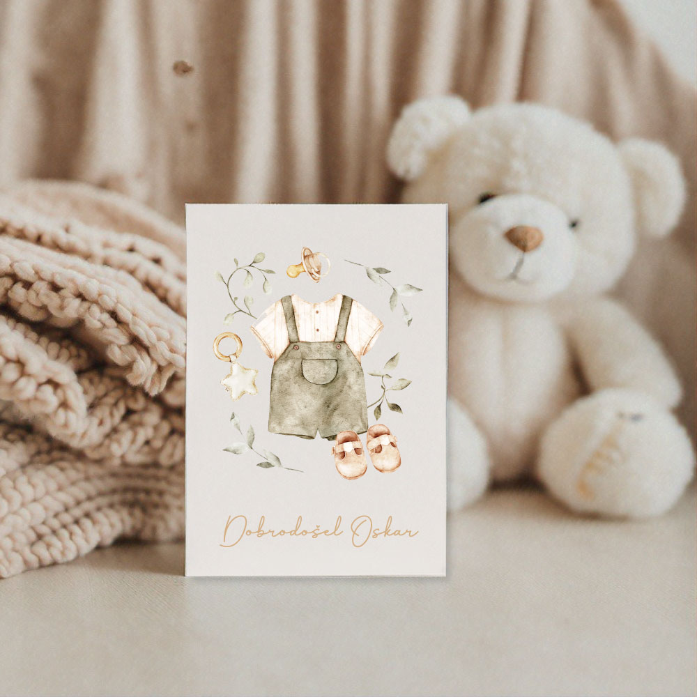 Čestitka Pozdravljen mali zaklad telegram, telegram ob rojstvu, telegram v porodnišnico, darilo ob rojstvu, darilo za novorojenčka, personalizirano darilo, čestitka, čestitka ob rojstvu