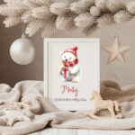 grafika, grafika z rojstnimi podatki, okvir z rojstnimi podatki, darilo ob rojstvu, telegram, personalizirano darilo, darilo z imenom za novorojenčka, božič, božično darilo za novorojenčka