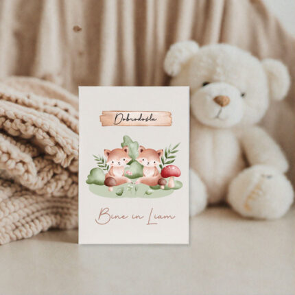 čestitka za dvojčke, čestitka za dvojčka, voščilnica za dvojčke, voščilnica za dvojčka, telegram, telegram ob rojstvu, telegram v porodnišnico, darilo ob rojstvu, darilo za novorojenčka, personalizirano darilo, čestitka, čestitka ob rojstvu