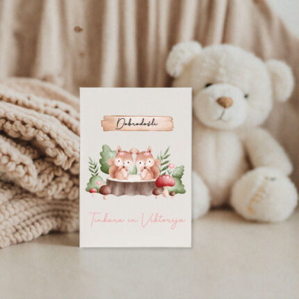 čestitka za dvojčke, čestitka za dvojčka, voščilnica za dvojčke, voščilnica za dvojčka, telegram, telegram ob rojstvu, telegram v porodnišnico, darilo ob rojstvu, darilo za novorojenčka, personalizirano darilo, čestitka, čestitka ob rojstvu