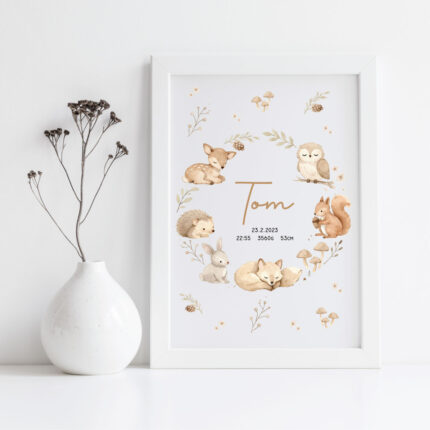 grafika, grafika z rojstnimi podatki, okvir z rojstnimi podatki, print z rojstnimi podatki, plakat z rojstnimi podatki, personalizirana grafika, darilo ob rojstvu, telegram ob rojstvu, personalizirano darilo, darilo z imenom za novorojenčka